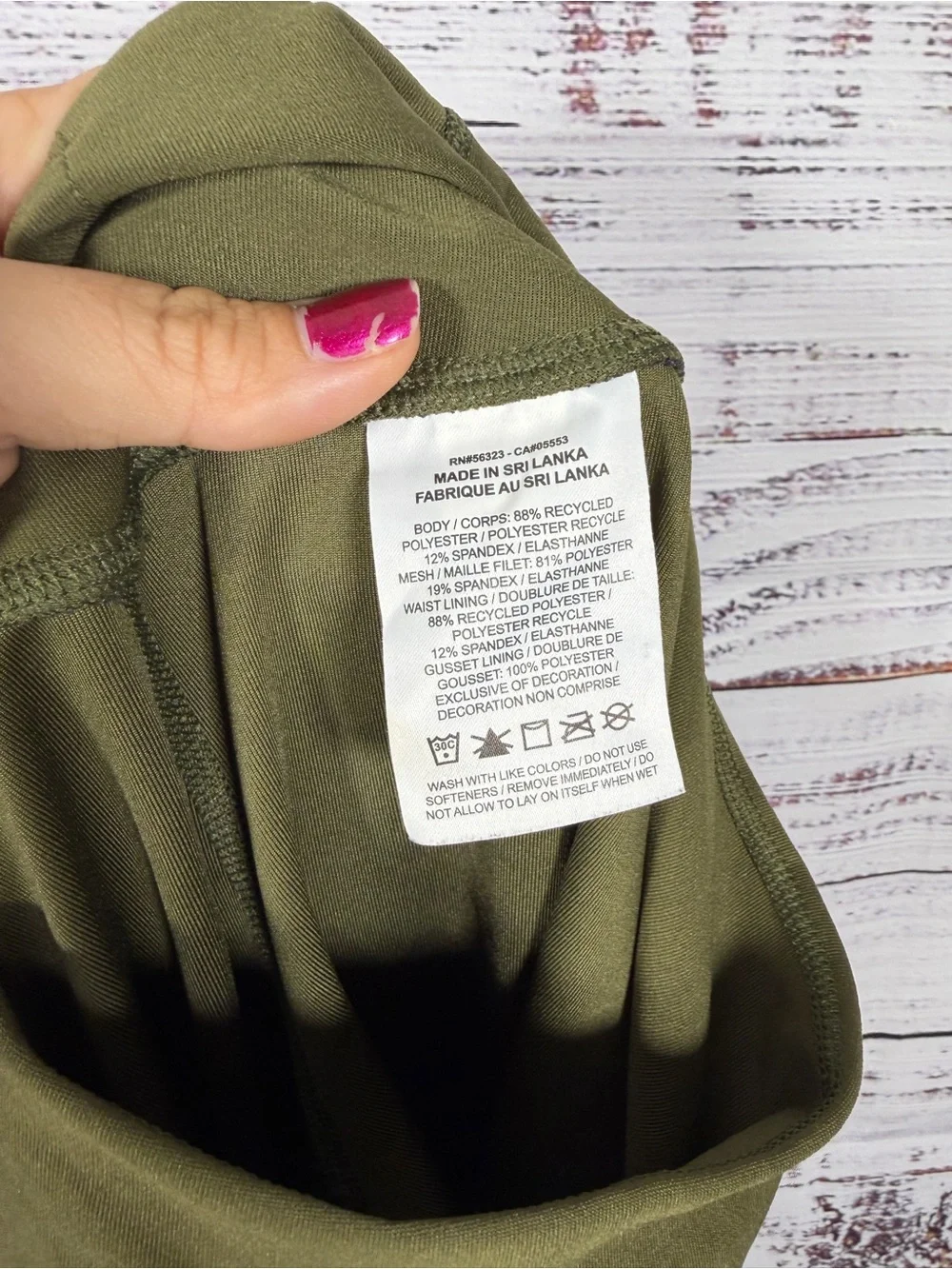Nike Dri-FIT Colorblock Leggings Olive Green Gray Blue XS